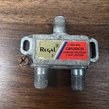 2 WAY / PORT SPLITTER 5 MHZ - 1000 MHZ  REGAL GRS2DGH