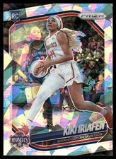 2025 Panini Prizm WNBA #72 Kiki Iriafen Ice Prizms