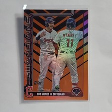 2025 Topps Update Jose Ramirez Steven Kwan Veteran Holiday Parallel #US26