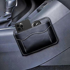 Car Seat Side Pocket Organizer PU Leather Storage Bag for Phone  Glasses