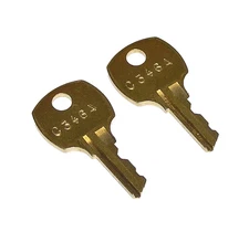 2 - C346A Replacement Cabinet Drawer Lock Brass Keys fit CompX National