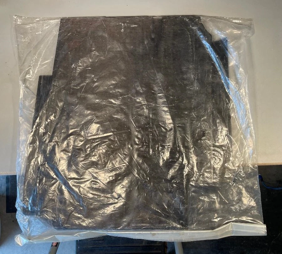 JUEGO DE TABLERO DE SUELO DE MADERA PORSCHE 356A NOS 644-551-601-00 Foto 3 de 3