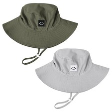 Baby Toddler Sun Hat,Kids Summer UPF 50 Foldable Beach Bucket Hat for Boys G...
