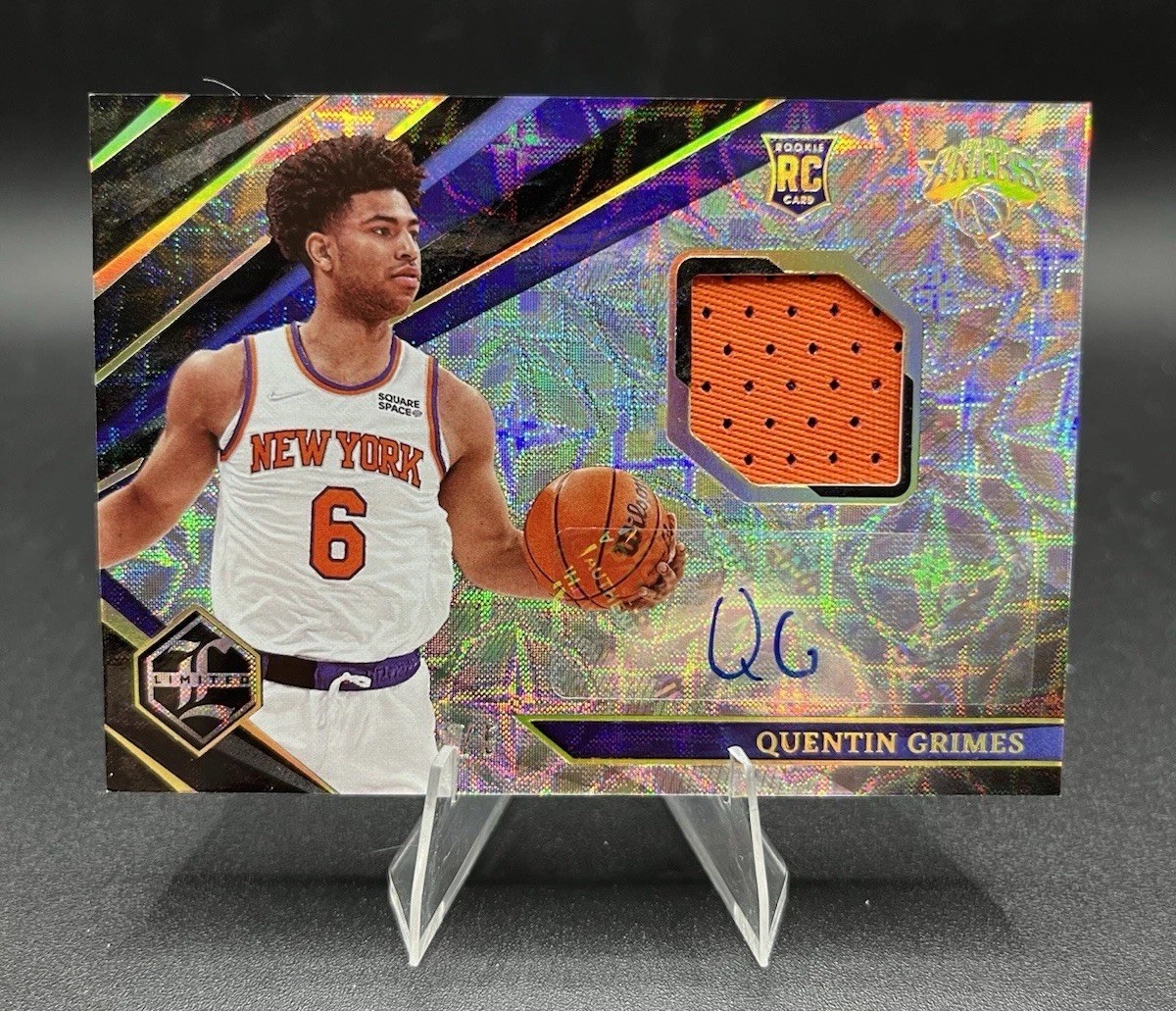 2021-22 Chronicles Asia Limited Quentin Grimes Rookie Auto RPA Asia Gold 1/5