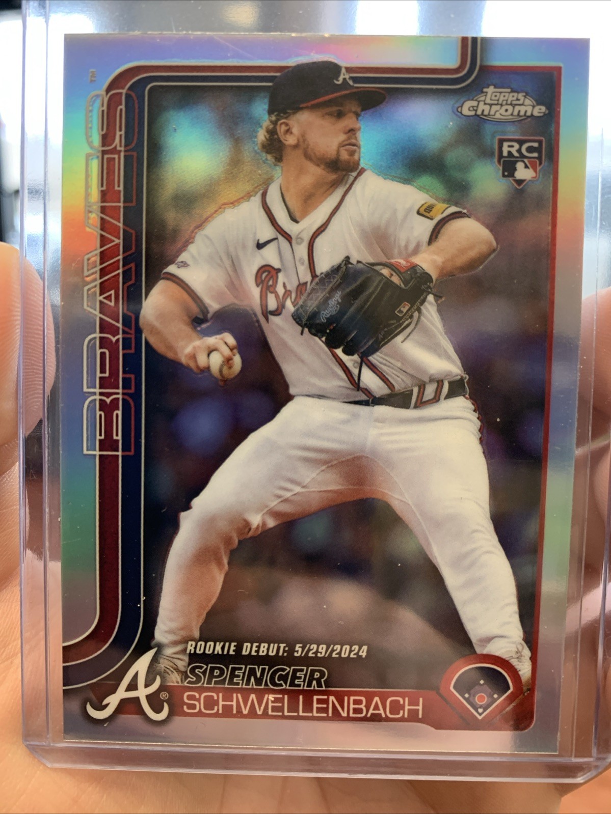 2025 Topps Chrome Update Series - Spencer Schwellenbach #USC132 Refractor (RC)