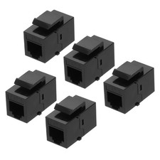 5 Pack RJ11 8P4C Cat 3 Ethernet Coupler Jacks Female to Female Ethernet Adapter