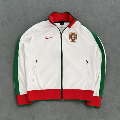 Nike Portugal Trainingsjacke M Track Jacket Weiß Rot Grün Zip Jacket