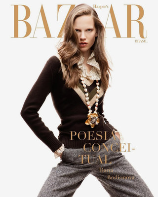 HARPER'S BAZAAR BRASILIEN = DARIA RODIONOVA SEPTEMBER 2025 Brasil Fashion Magazine