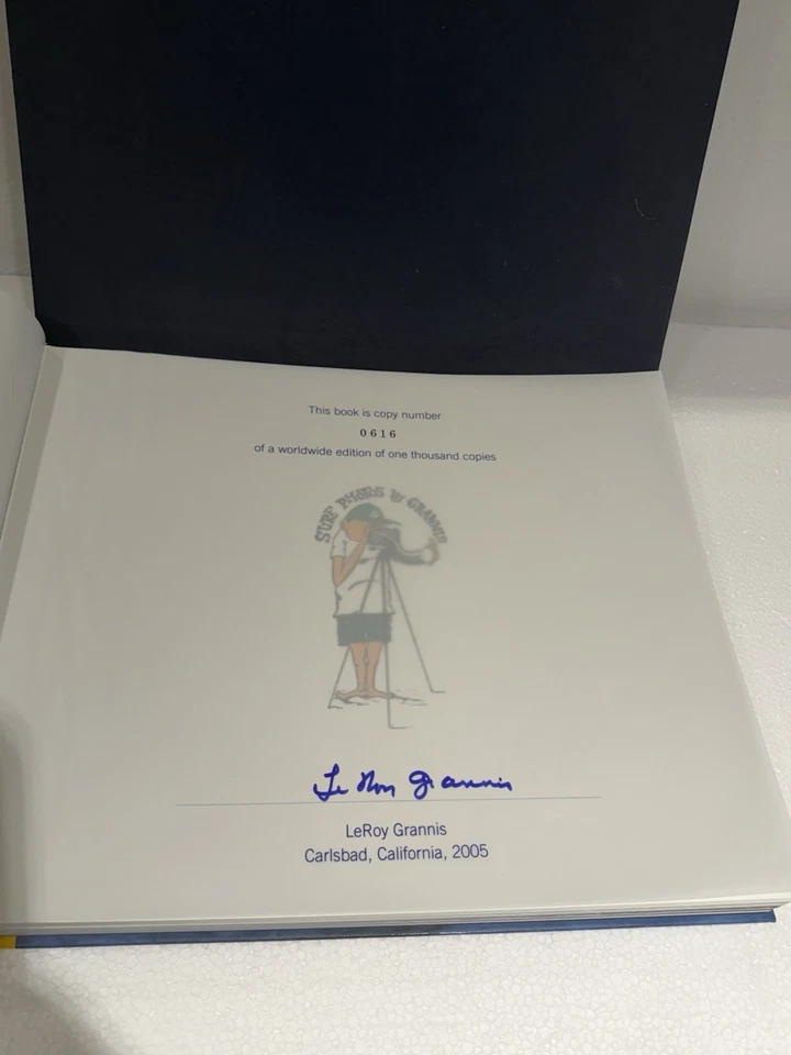 2006 LEROY GRANNIS SIGNED LTD 1000 COPIES SURF PHOTOS OF 60'S &70'S W/ SLIPCASE - Image 4 of 4