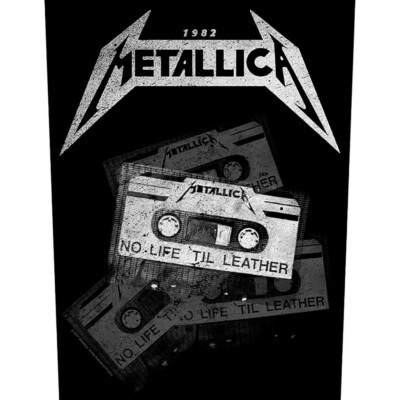METALLICA BACK PATCH : NO LIFE 'TIL LEATHER 1982 : album Official Licenced Merch