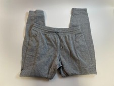 All in Motion Pants Girl's Size XL Gray Heather Metal Shimmer Joggers Drawstring