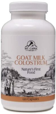 Mt. Capra Goat Milk Colostrum for Healthy Immune System, Gut,High in Immunoglobu