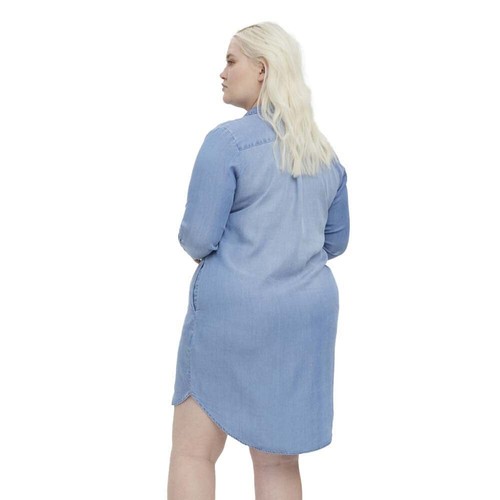 Vestido camisero femenino VERO MODA VMCSIGGA vestido corto - Imagen 5 de 6
