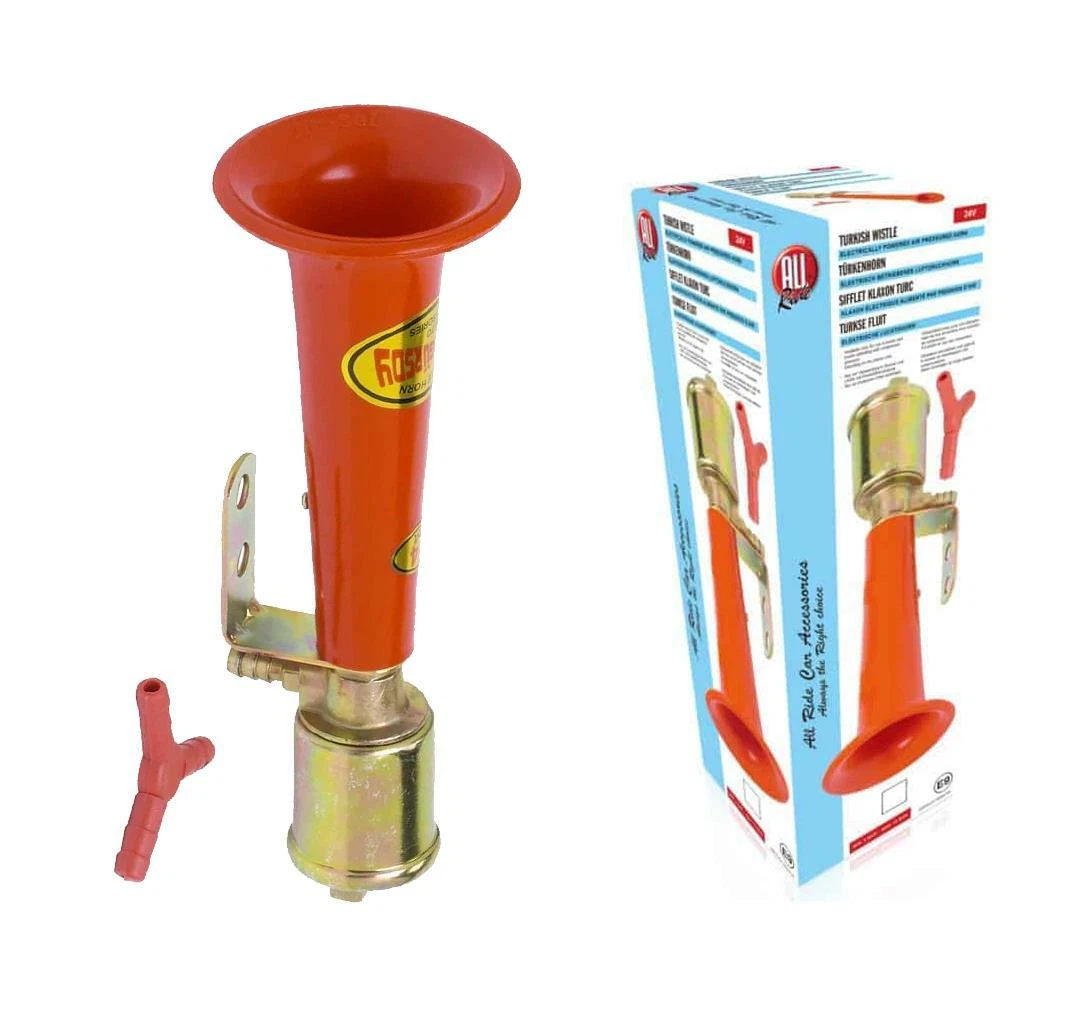 Turkish Wolf Whistle Air Horn - Push On Air Fitting - 24v