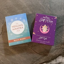 The Healing Mantra & The Sacred Self-Care Oracle Card Decks