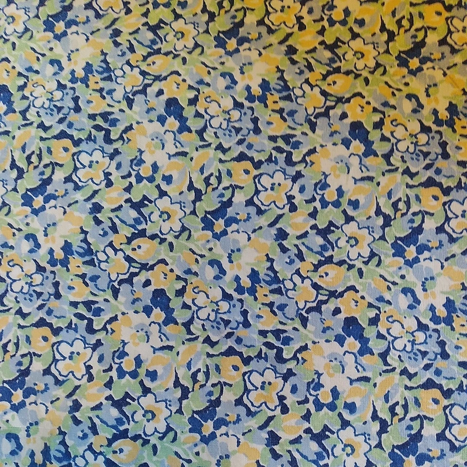 Tommy Hilfiger Euro Sham & Bolster Floral/Gingham/A Cuadros Azul/Amarillo Foto 2 de 4