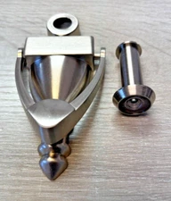 BETTER HOME 5 1/2_ DOOR KNOCKER 698DC Satin Nickel (Pack of 2)