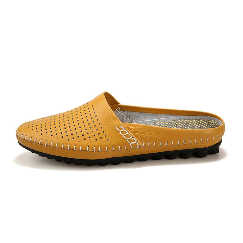 PANTOFOLA D’ORO Scarpe uomo estive casual pelle mezze ciabatte infradito sandali traspiranti