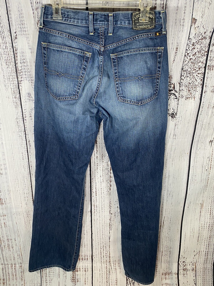 Salopette (dungarees) Homme Lucky Brand - Taille 34 X 32, Coupe Bootleg, Occasion Très Bon état