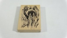 Stampscapes Cloud To Crescent Moon Large 202G 1997 Rubber Stamp