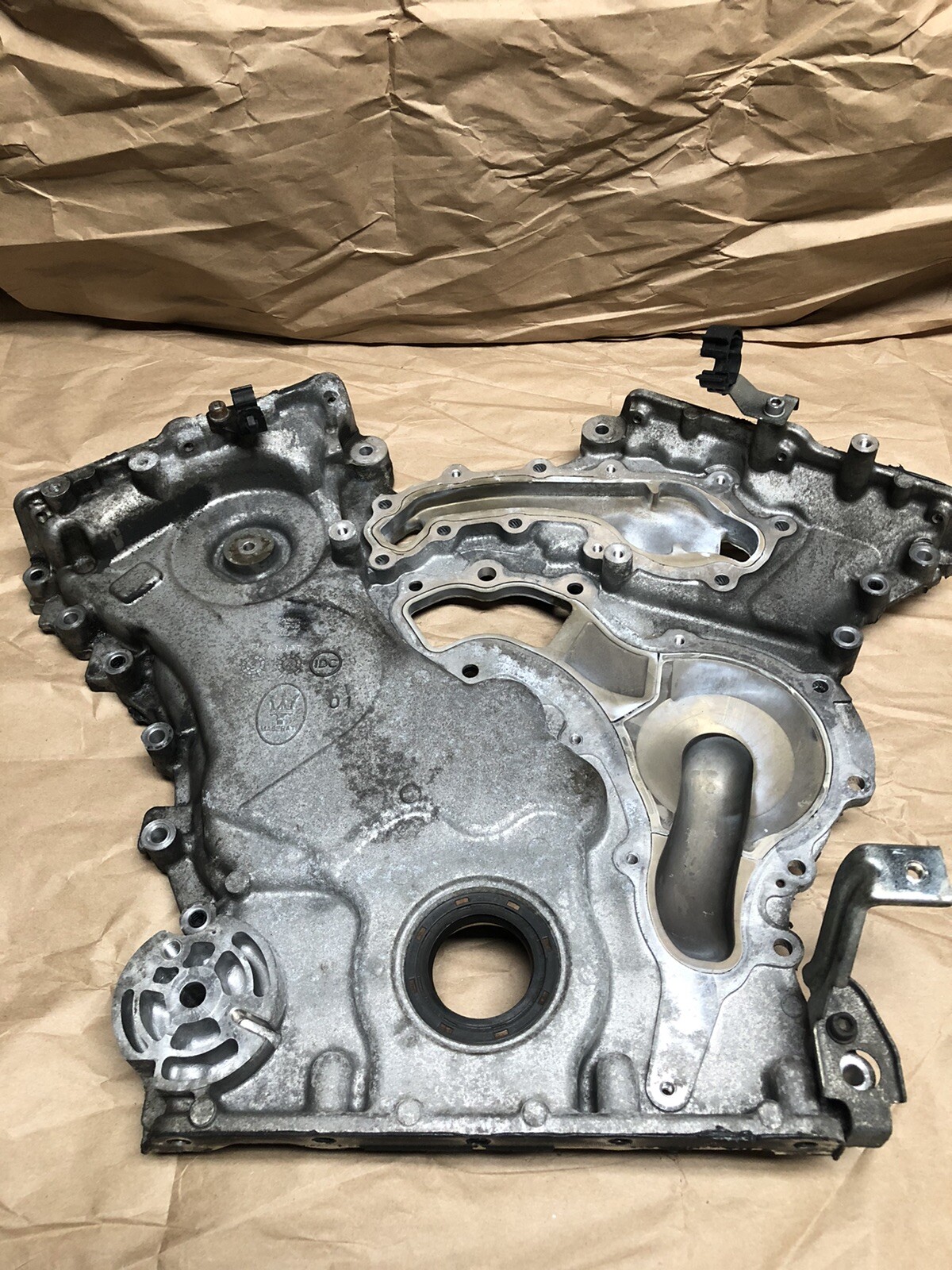 MASERATI GHIBLI QUATTROPORTE SQ4 3.0L FRONT TIMING COVER 2014 2015 2016 2017 OEM