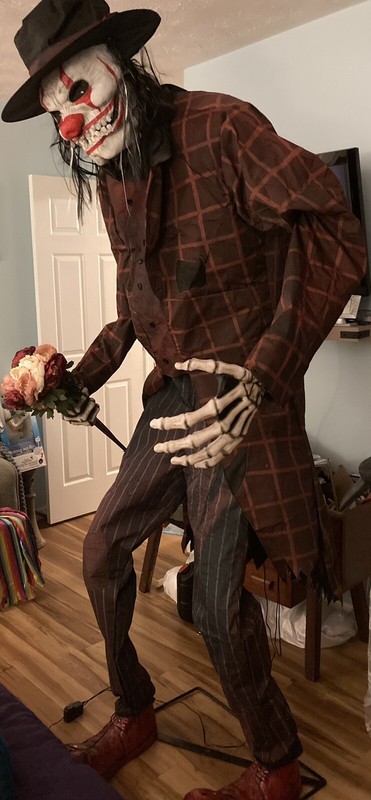 Home Depot Animated Teary The Clown 7’ Tall With Box Halloween Animatronic Prop