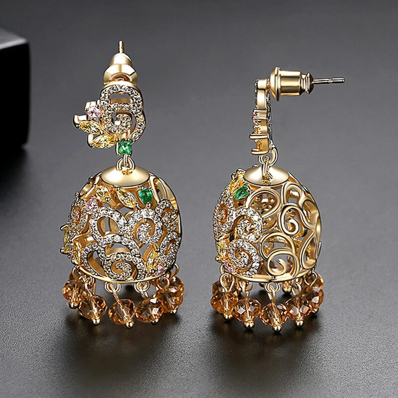 Zircon jhumka on sale