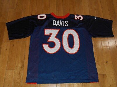 90s Nike White Tag Terrell Davis DENVER BRONCOS Mens NFL Team