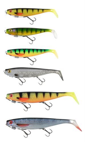 Leurres De Pêche Souples - 8 Swimbait Poisson - Plastique 1/16 Oz - NEUF
