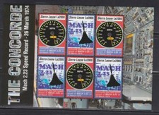 AV182 - AVIATION STAMPS SIERRA LEONE 2009 AIRPLANES CONCORDE SS MNH