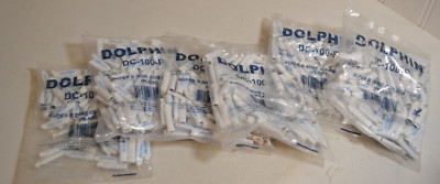 LOT OF 6 - 100 Pieces Dolphin DC-100P WHITE Super B Wire Connectors (Plain)