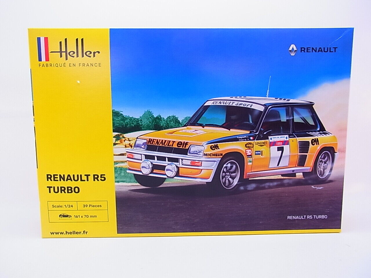 68444 Heller 80717 Renault R5 Turbo 1:24 Modèle Kit de Montage Neuf Emballage