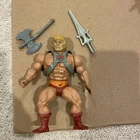 Vintage MOTU Masters of the Universe 1981 He-Man Figure Mattel Soft Head Mexico