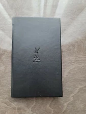 New YVES SAINT LAURENT Black/Pink Pocket Beauty Mini Notebook