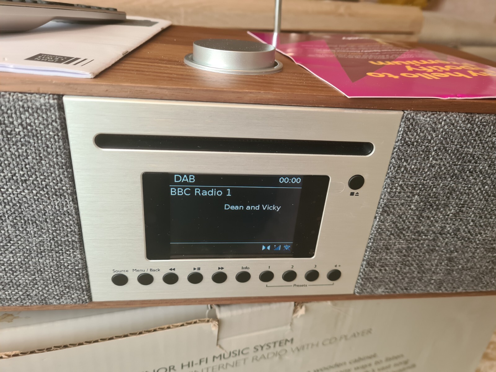 John Lewis Tenor HiFi Music System with Radio/ CD