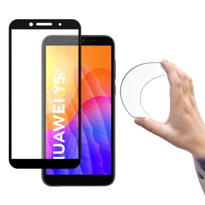 Wozinsky Nano Glass Hybrid Screen Protector with frame for Huawei Y5p black