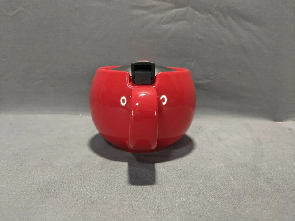 Tetera ForLife 18 OZ cubierta metálica cerámica roja excelente estado usada Foto 4 de 4