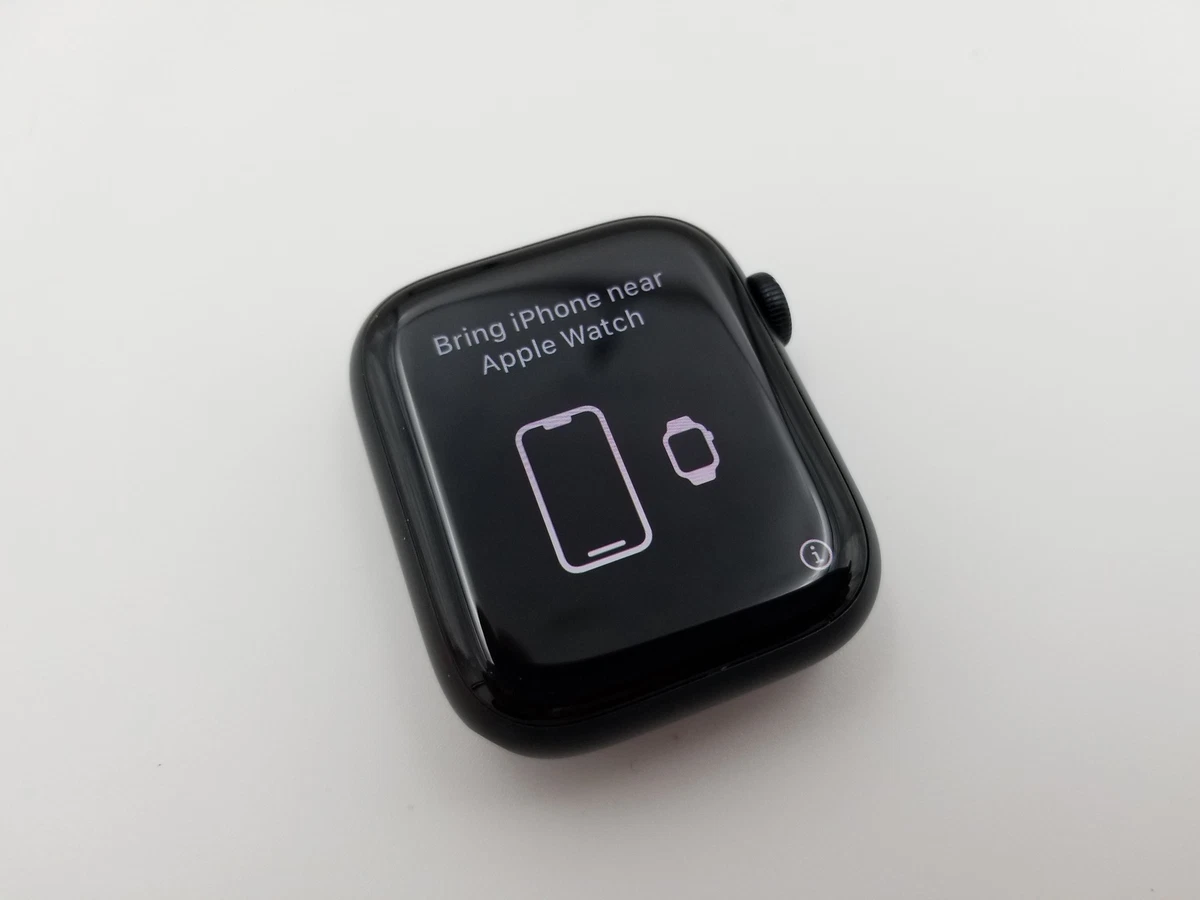 Apple Watch Series 7 GPS, 45mm Midnight Aluminum Case with Midnight Sport Band - Regular