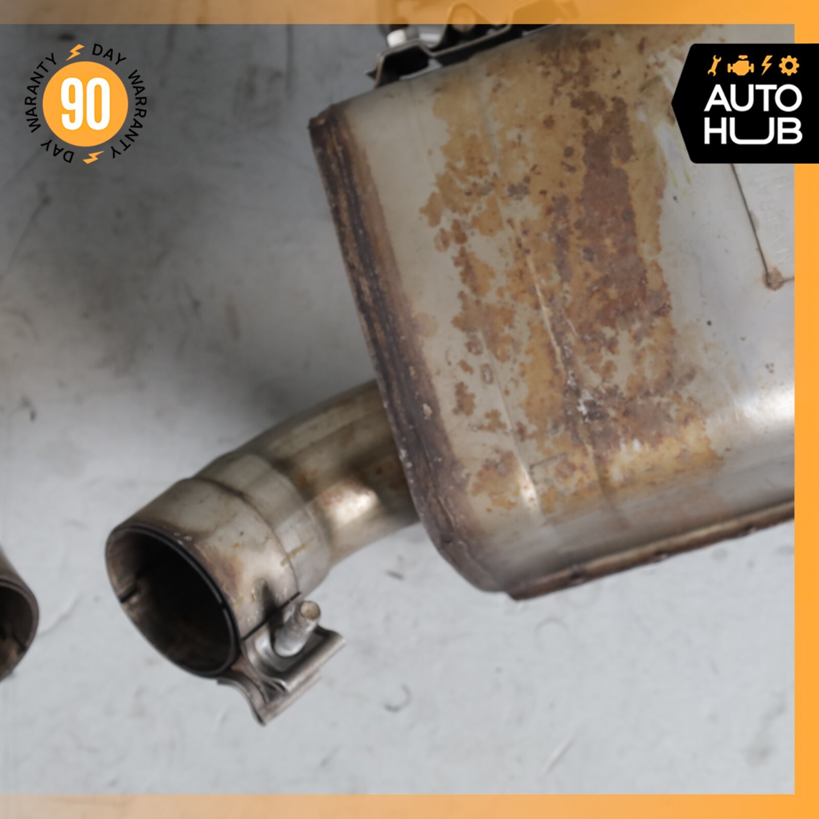 02-07 Maserati M138 Coupe 4200 Exhaust Muffler Quad Tips Left and Right OEM 67k