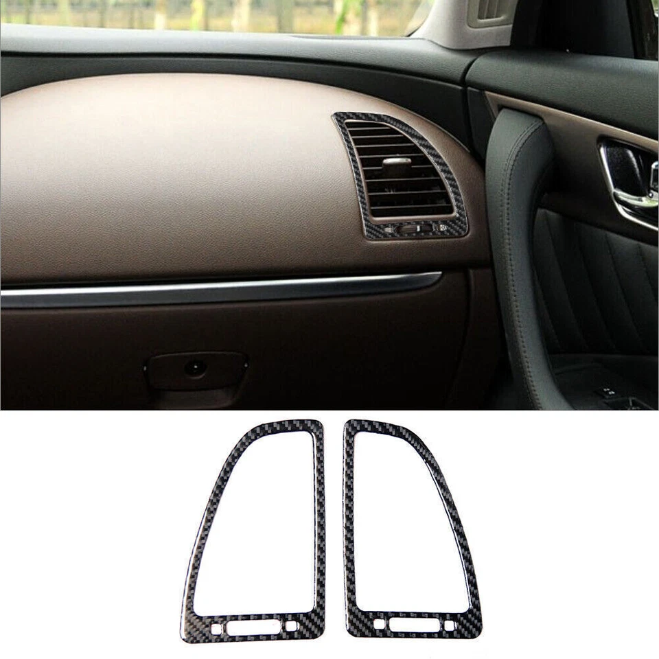 Kit de cubierta interior completo de fibra de carbono para Infiniti FX35/37/50 QX70 22 piezas Foto 4 de 4