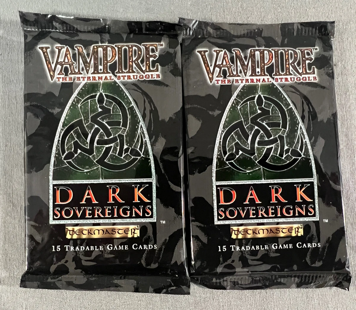 Vampire: The Eternal Struggle Sealed Collectible Card Game Packs