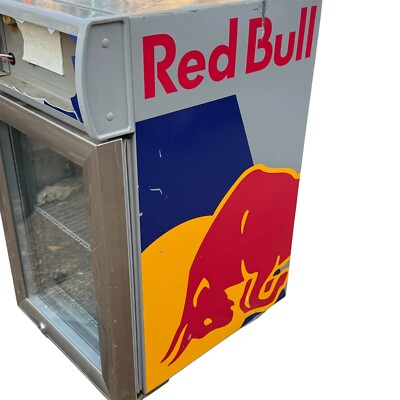冷蔵庫・冷凍庫 RED BULL LIGHTED COUNTER-TOP MINI FRIDGE Red Bull Baby Cooler/Mini Fridge - Bar/Counter- TESTED WORKING