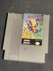 NES ORIGINAL NINTENDO The Simpsons Bart vs. the World 1990 Game