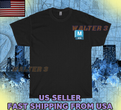 NEW SHIRT AUTODESK MAYA LOGO UNISEX T-SHIRT FUNNY MEN'S SIZE S-5XL