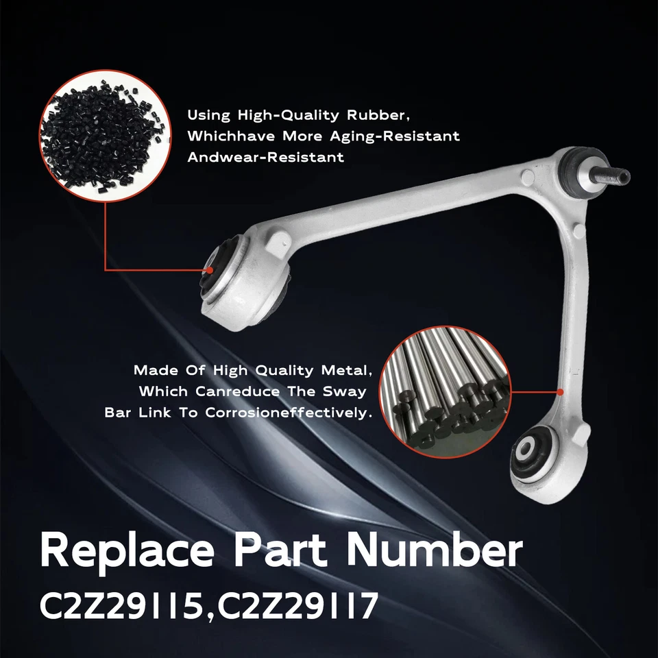 Conjunto de rótula de brazo de control superior delantero 1 par para Jaguar S-Type XF XK Foto 3 de 4