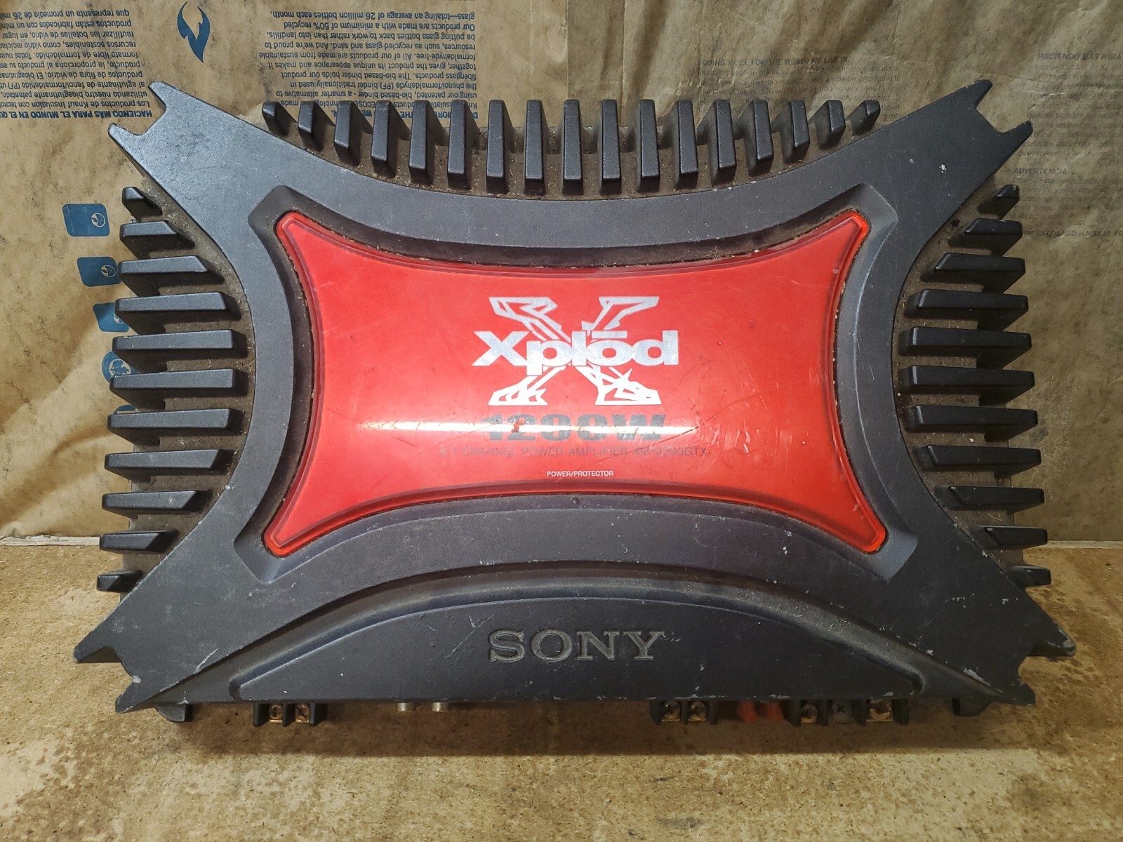 SONY XPLOD 2 Channel Car Stereo Amplifier 1200W XM2200GTX eBay