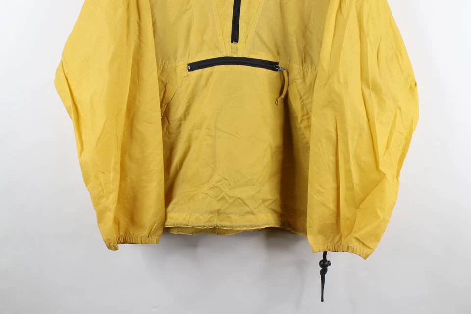 Chaqueta Anorak con Capucha Empacable En Blanco Envejecida Pequeña Gap De Colección Años 90 Para Hombres Dorada Foto 3 de 4