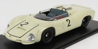 Matrix 1/18 Porsche 910 8 Bergspider 2 1967 Weiss Statisches Modell Diecast