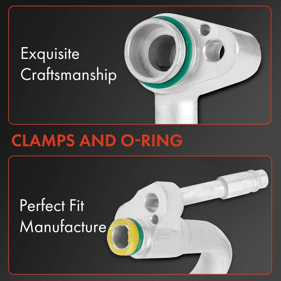 全新空调吸盘线适用于宝马 335d E90 2009 - 2011 L6 3.0L 压缩机到蒸发器 — 第 3/4 张图片