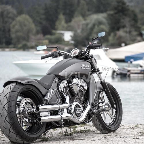 black mirrors aluminum 10mm standard fits Kawasaki VN900 VN2000 Versys ER6N - Picture 9 of 11